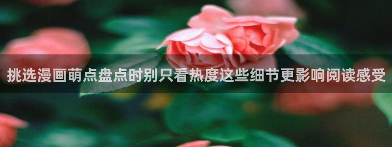 梦漫漫画完结作品:挑选漫画萌点盘点时别只看热度这些细节更影响阅读感受